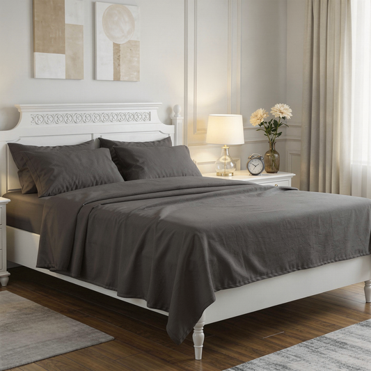 Microfiber Sheet Set (Grey)