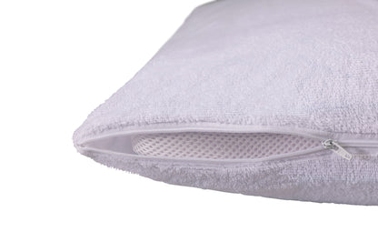 Protège-oreiller en coton éponge