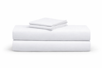 Ensemble de draps en microfibre (blanc)